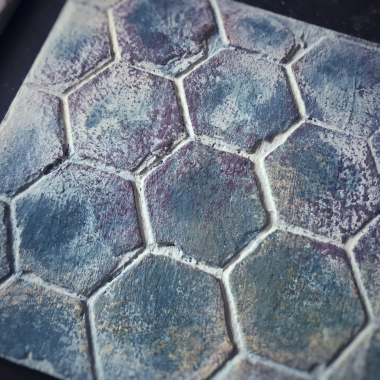 Трафарет - Шестигранники мини