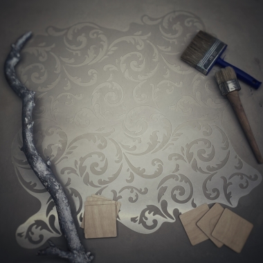 Трафарет - Изабелла без шва Трафарет - Изабелла без шва