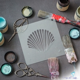 Трафарет - Ракушка Трафарет - Ракушка