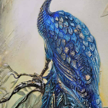 Мастер-класс - Многослойное панно Павлин Мастер-класс - Многослойное панно Павлин